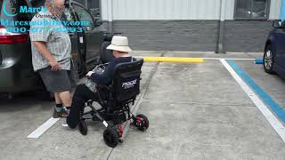 Travel Lite - Jazzy Carbon - Folding Airline Approved Power Chair with Customer Demonstration