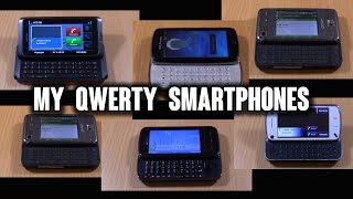 My QWERTY Smartphones collection incoming calls