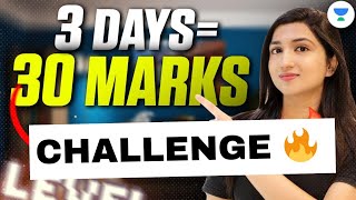 3 Days= 30 Marks Challenge 😱 | Are you ready for the Challenge 🔥 | NEET 2024 | Akansha Karnwal