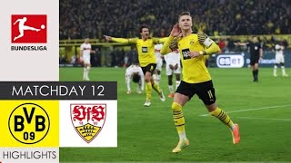 Borussia Dortmund- VFB Stuttgart  2-1| Highlichts Bundesliga 2021-2022