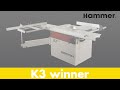 Hammer® K3 winner - Panel saw - Setup demonstration | Felder Group (Part 2)