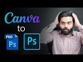 How to export PSD from Canva | Retain layers & Effects | Canva to PSD