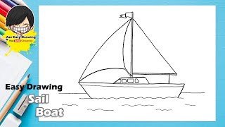 Easy Sail Boat Drawing