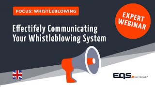 Effectively Communicating Your Whistleblowing System