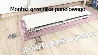 Montaż grzejnika panelowego