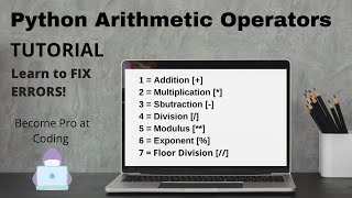 Python Arithmetic Operators Error's | Python Tutorial | Beginner to Advanced Python [2020] |
