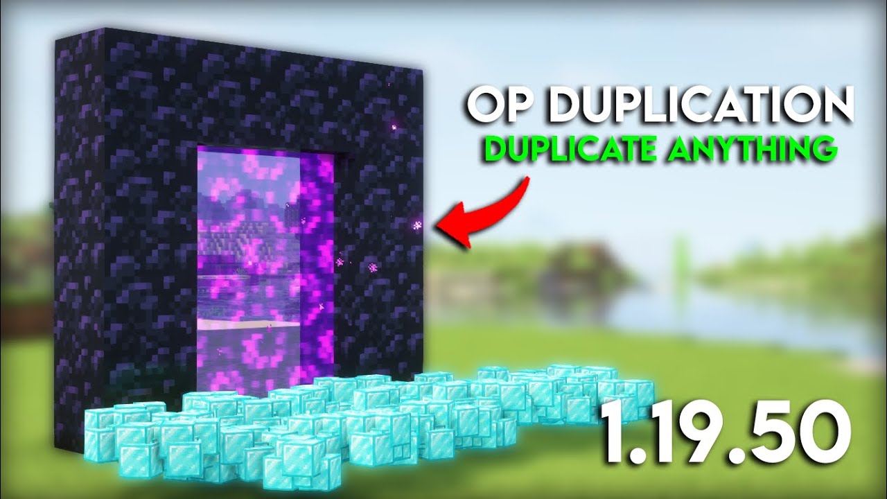 ALL WORKING DUPLICATION GLITCHES TUTORIAL In Minecraft Bedrock 1.19.50 ...