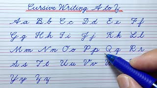 Cursive writing a to z | Cursive writing abcd | Cursive letters abcd | Cursive handwriting practice