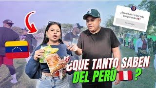 Los VENEZOLANOS 🇻🇪 cada vez SABEN MÁS sobre el PERÚ 🇵🇪 | #venezolanosenperú