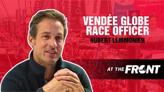 Vendée Globe Race Officer Hubert Lemonnier talks to Harken