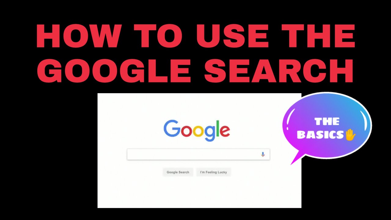 How To USE The GOOGLE SEARCH ENGINE - YouTube