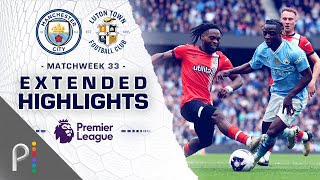 Manchester City v. Luton Town | PREMIER LEAGUE HIGHLIGHTS | 4/13/2024 | NBC Sports