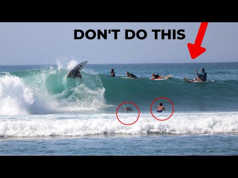 How To Surf Crowded Pumping Waves Surfing Lesson Youtube