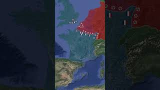 Fall of France (WW2) *REANIMATED* #shorts #animation #map