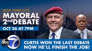 NYC Mayoral Debate #2 - Oct 26, 2021 Curtis Sliwa & Eric Adams FULL DEBATE