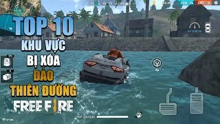 Free Fire | TOP 10 khu vực đã bị XÓA trên Đảo Thiên Đường | Rikaki Gaming