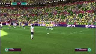 Brazil Knocked out by 90th minute free kick - Fifa 23 World Cup Online