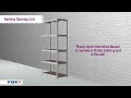 GALVANISED STEEL BOLTLESS SHELVING UNIT | Screwfix