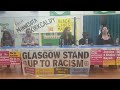 liz mcgachy pcs scotland chair speaking at glasgow stand up to racism rally 20 june