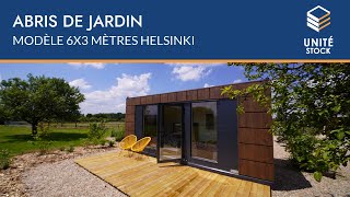 ABRI DE JARDIN MODÈLE 6X3 HELSINKI - UNITÉ STOCK