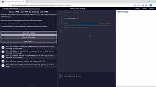 Basic HTML and HTML5 (6/28) | Comment out HTML | freeCodeCamp