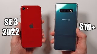 iPhone SE 3 (2022) vs Samsung S10 Plus 🔥 Speed Test