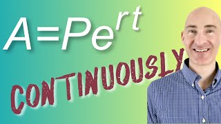 Compounding Continuously Pert Formula