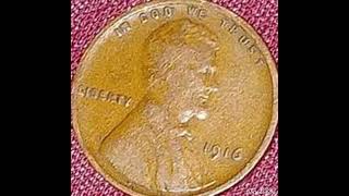 1916 Lincoln penny mint error coin worth big money rare.