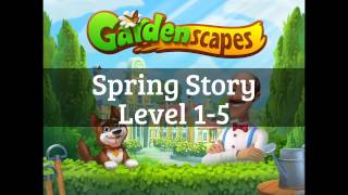 夢幻花園 Gardenscapes - 春季故事 Spring Stroy level 1-5