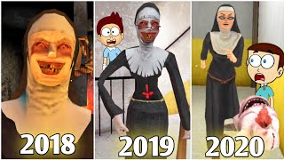 Evil Nun Evolution - The Nun vs Evil Nun vs Evil Nun 2 | Shiva and Kanzo Gameplay