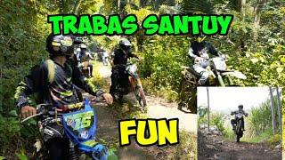 TRABAS SANTUY. JALUR BASAH FUN \u0026 EKSTRIM. part1