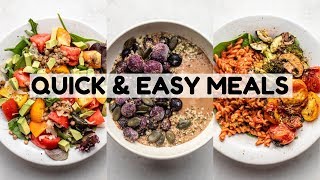 What I Eat in a Day: Quick & Easy Vegan Meals