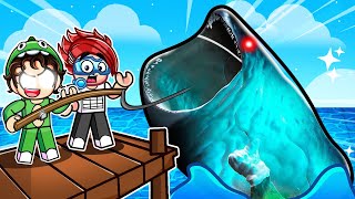 ATRAPE a ESTOS MONSTRUOS MARINOS ATERRADORES en ROBLOX! | Dylan Juega