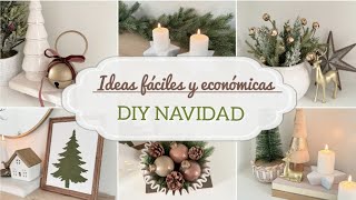 5 DIYs NAVIDAD | Ideas decorativas con artículos del Dollar City para Navidad 🎄