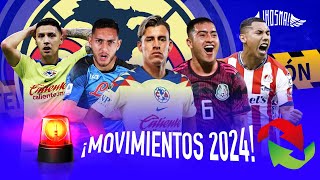 🚨🦅Todos los 🔥MOVIMIENTOS!!! deL América para el 2024 - Noticias Club América