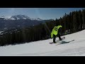 smooth snowboarding