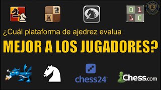 ¿Cuál plataforma de ajedrez evalúa mejor tu nivel de ajedrez?