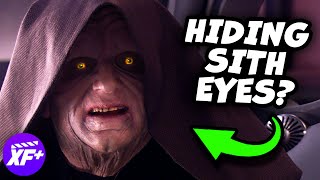 How Did Palpatine Hide His Sith Eyes? 👁 #shorts #starwars