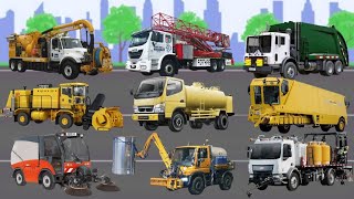 MOBIL TRUK PEMELIHARA JALAN | Garbage Truck, Road Sweeper, Water Truck, Tunnel Washer | ALAT BERAT