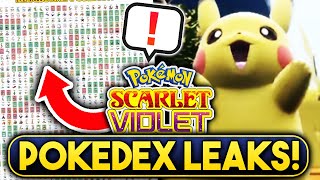 ALL 230+ RETURNING POKEMON LEAKED UPDATED! GEN 9 POKEDEX! Pokemon Scarlet \u0026 Violet Leaks!