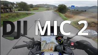 DJI MIC 2 nastavenia  , cesta na Haličský zámok