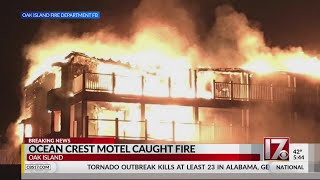 Oak Island motel destroyed in massive overnight fire