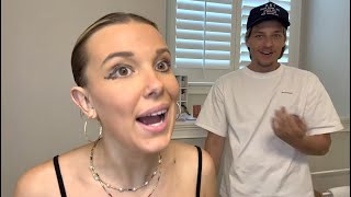 Boyfriend Does my Makeup Challenge gone wrong / Millie Bobby Brown