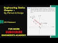 Engineering Statics | Chapter 2 | P2-29 | Moment | Engineers Academy