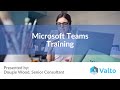 Microsoft Teams Training Overview