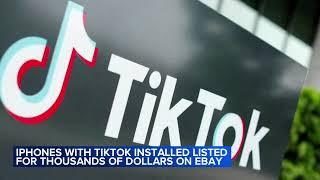 iPhone with TikTok installed listed for thousands of dollars on eBay