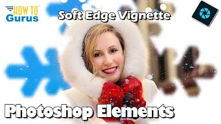 How to Make Soft Edge Vignette from Any Shape with Photoshop Elements Tutorial