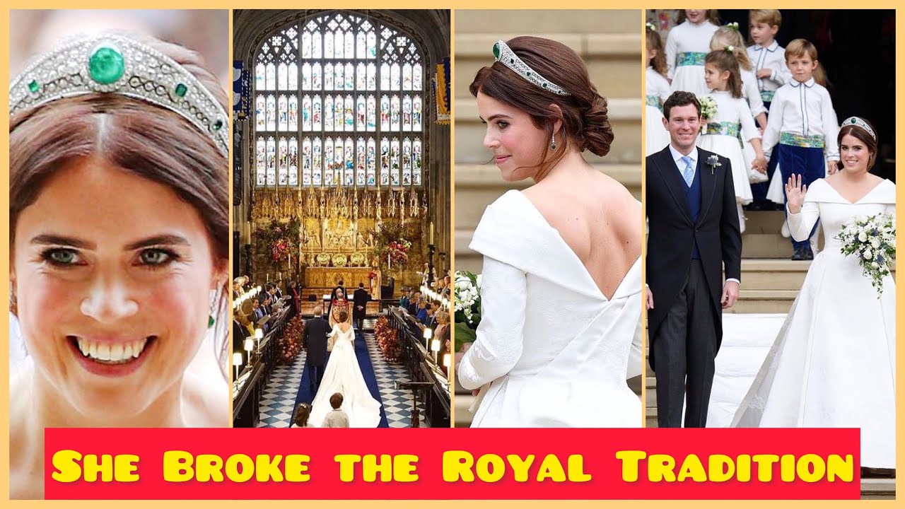 Why Princess Eugenie Broke The Royal Tradition For Her Wedding Ceremony ...