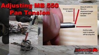 MB 550 Pan Tension Adjustment