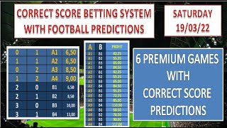 SATURDAY CORRECT SCORE SYSTEM FOOTBALL PREDICTIONS TODAY - FIXED BETTING METHOD - HOW TO BET